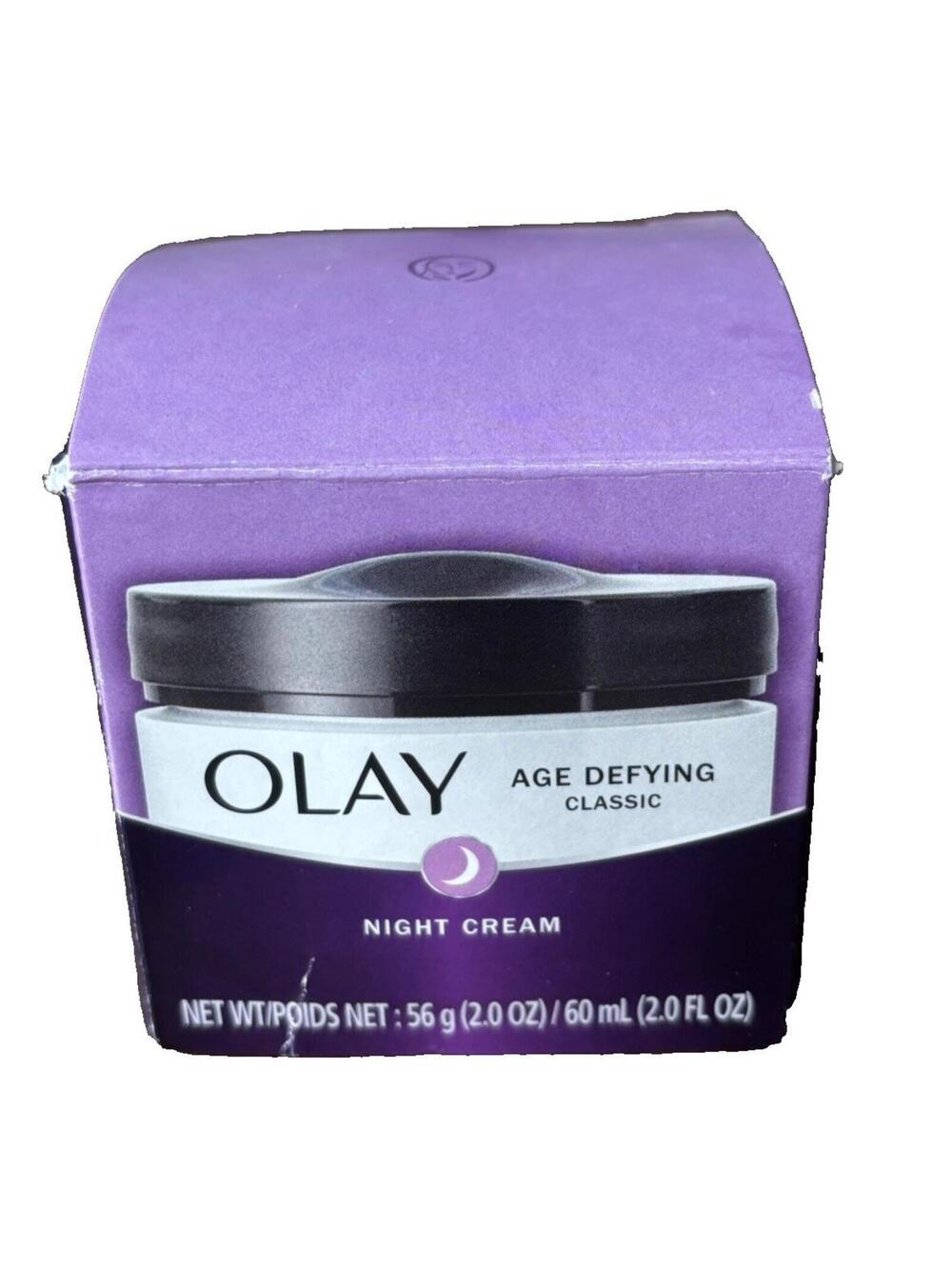 Olay Age Defying Classic Night Cream 60 ml – Moisturiser, Anti-Age, New